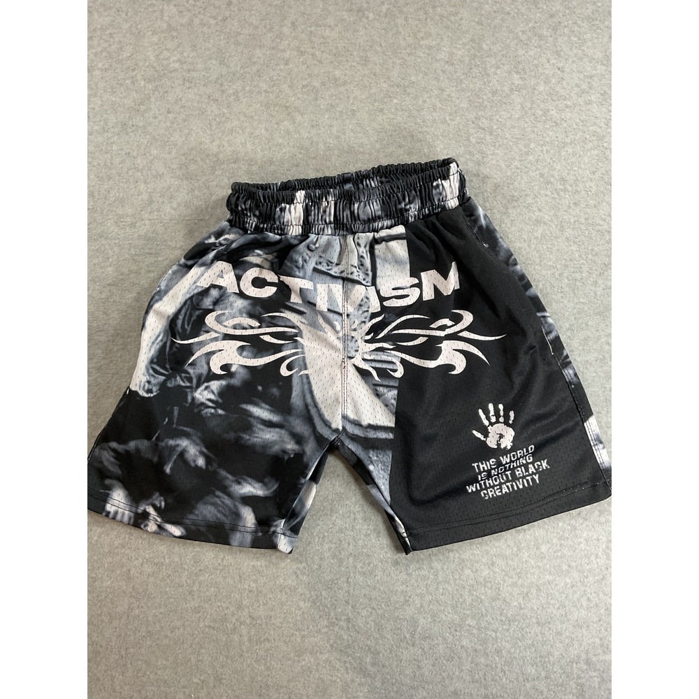 KS Activism Mesh Basketball Shorts Mens Small Graphic Streetwear 1851